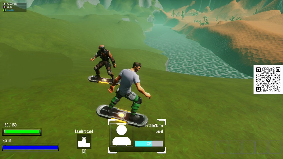 _Russell_Mc's tweet photo. Met @SkizProd 🤜🤛 in the #AlteredRealm cruising on our hover boards 😎
#WeAreSwissBorg #XCS23 💚 https://t.co/Wa9F9DzLkz