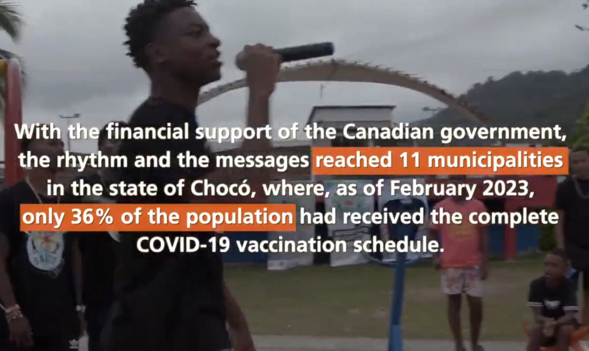 The Trudeau Liberals are paying the World Health Organization to send rappers into poor and remote neighbourhoods in Columbia in an insane effort to get more people to take the harmful Covid jab.

Our tax dollars at work harming poor people around the world. 🤮