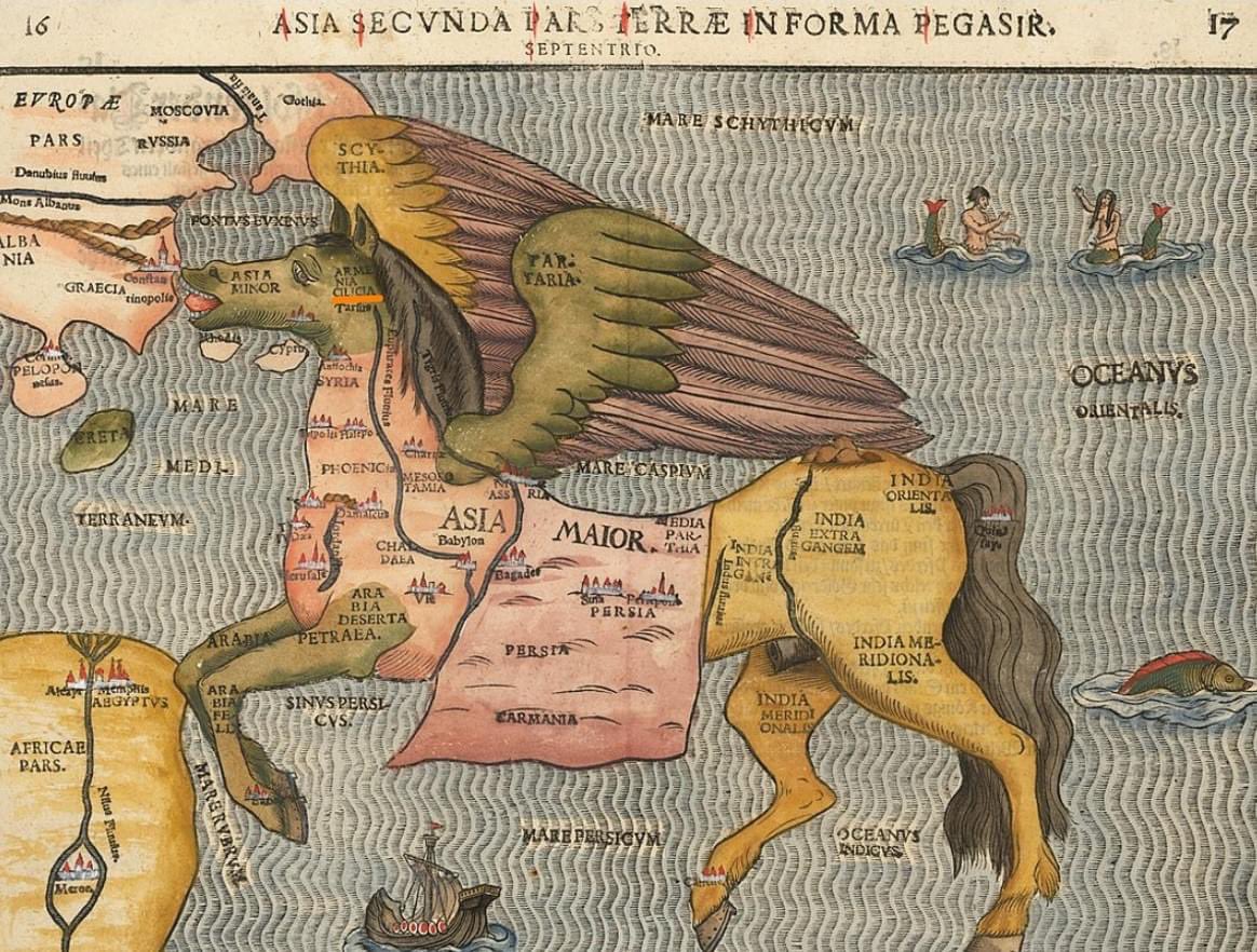 zeftheZEUS's tweet photo. Pictorial map by Heinrich Bünting, depicting  🇦🇱Albania 🇦🇱 and Mont Albanus. Year 1581. https://t.co/BAK6gnMFQ9