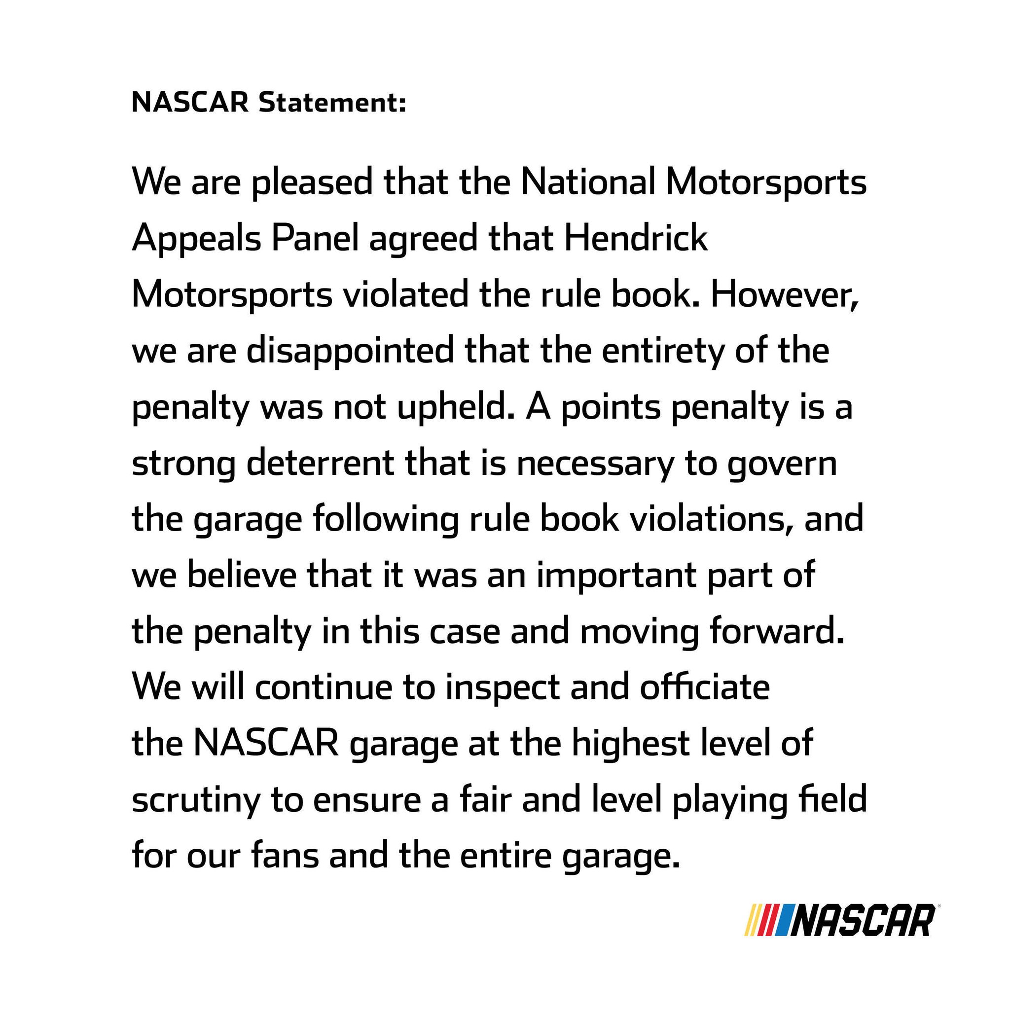 nascar-on-twitter-official-statement-from-nascar-regarding-the
