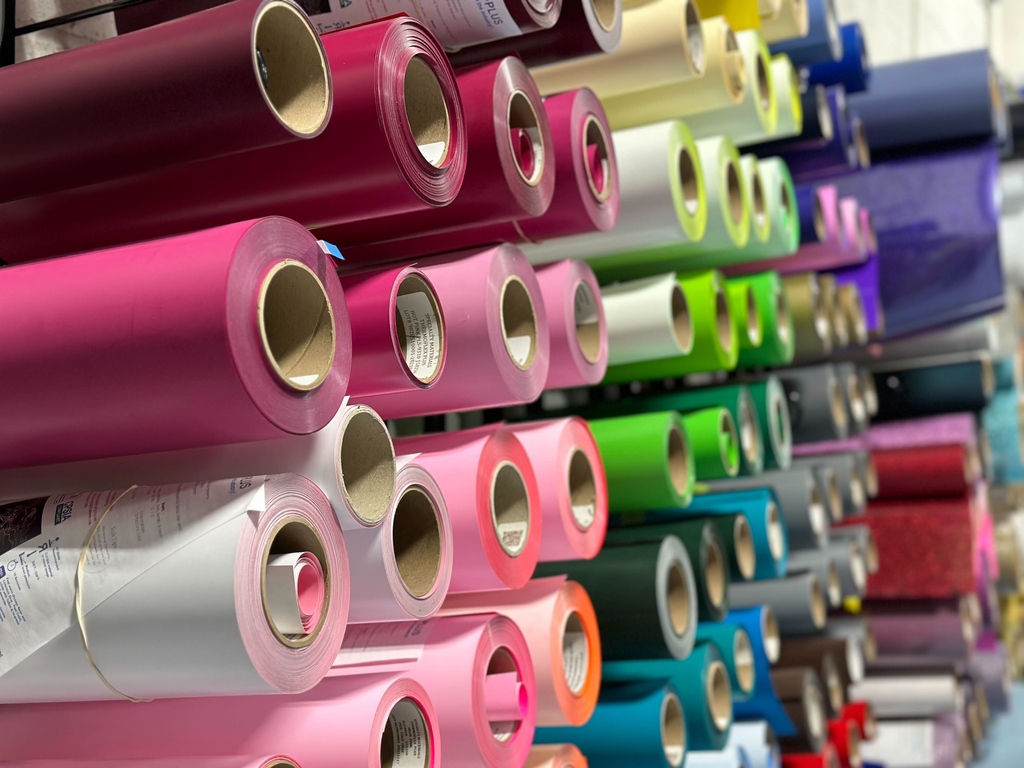 GarmentPrinter's tweet photo. Unleash your creativity with our vast collection of heat transfer vinyl!⁠
⁠
Whether you want to create custom apparel, accessories, or home décor, we've got you covered with an incredible range of colors, patterns, and finishes that will take your prints to the next level! https://t.co/hOW5AoUOqc