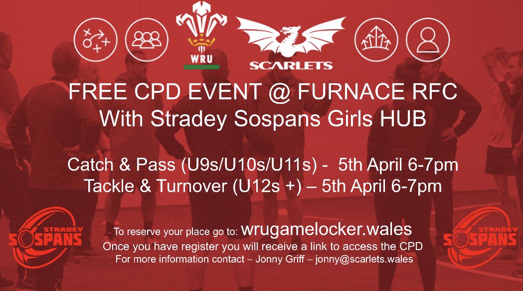 Jonnygriff10's tweet photo. Pleased note this CPD will now take place on WEDNESDAY 5th April @StradeySospans https://t.co/hZX9LT3rv1