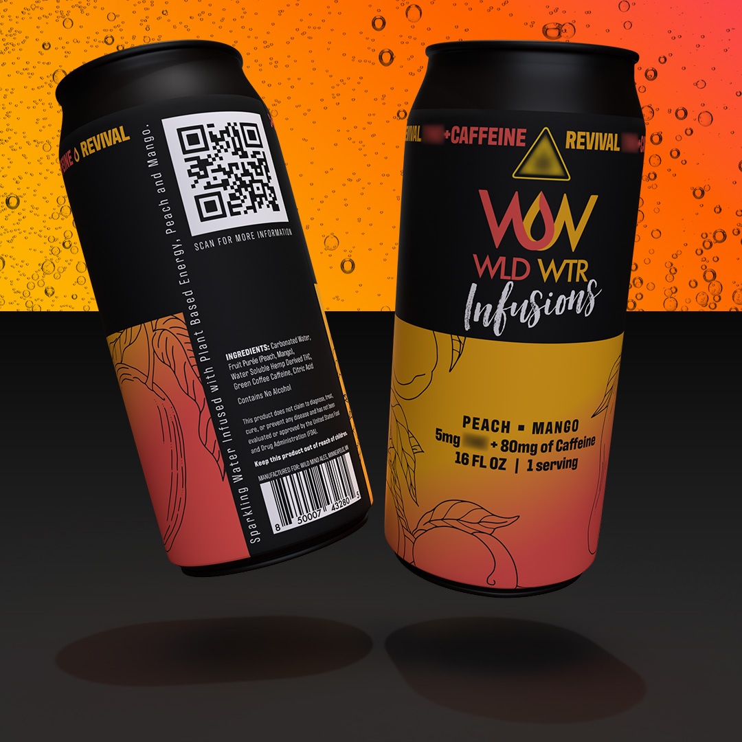 WildMindAles's tweet image. COMING SOON! WLD WTR Infusions: Revival - Peach Mango. Made with reverse osmosis sparkling water, real peach and mango fruit juice, 5mg of premium Minnesota grown 🌿 and 80mg of plant based energy.

#WLDWTR #DrinkWLDWTR #Infusions #PeachMango #Revival #Caffeine #Minnesota