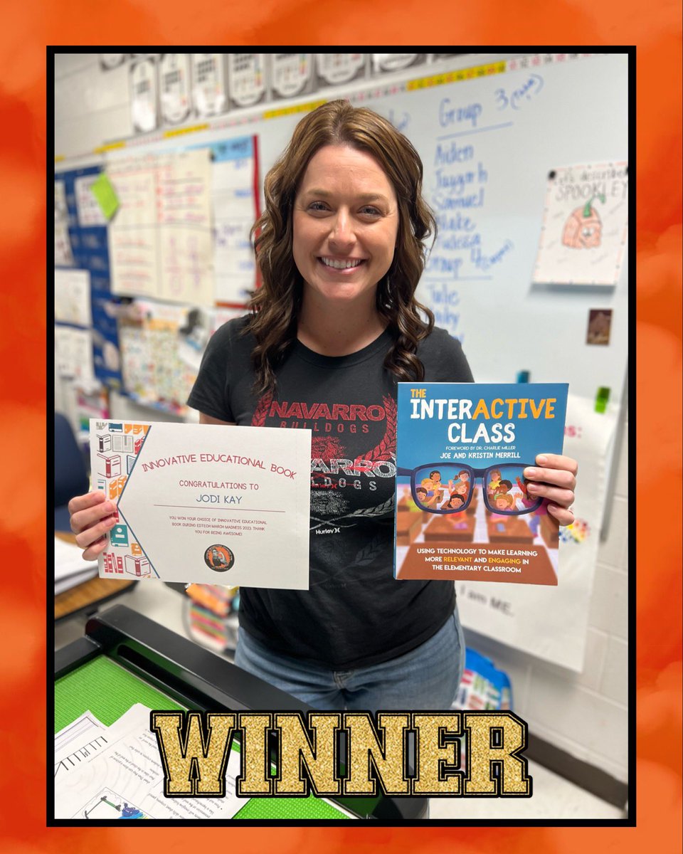 Congratulations to @FerrisISD EdTech March Madness Round One winner Jodi Kay at Longino Elementary
She selected #interACTIVEclass as her prize!