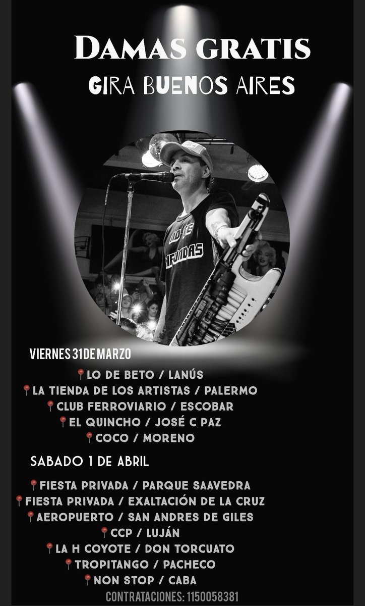 Agus7inOK's tweet photo. Gira DAMAS GRATIS 
@pablitolescano https://t.co/UOfnjqSyRG