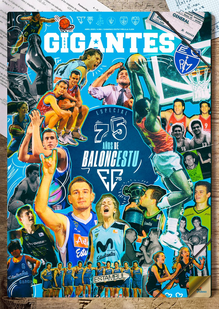 💙 PORTADA de ABRIL 💙

🎂🏀 𝟕𝟓 𝐚𝐧̃𝐨𝐬 𝐝𝐞 𝐛𝐚𝐥𝐨𝐧𝐜𝐄𝐒𝐓𝐔

Un viaje por el pasado, con documentos inéditos, que servirá de legado, homenaje y testigo de la trayectoria del @movistarestu.

Y ojo, esta vez, ¡1⃣3️⃣2⃣ páginas!

🛒 Compra ya: gigantes.com/tienda/ultimos…