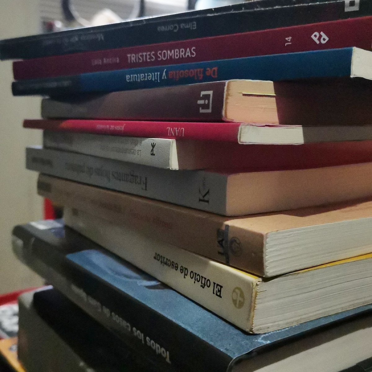 Montoncito de libros después de la FIL. 📖👀 Algo leve 😅😂
#libros #cultura #filuabc