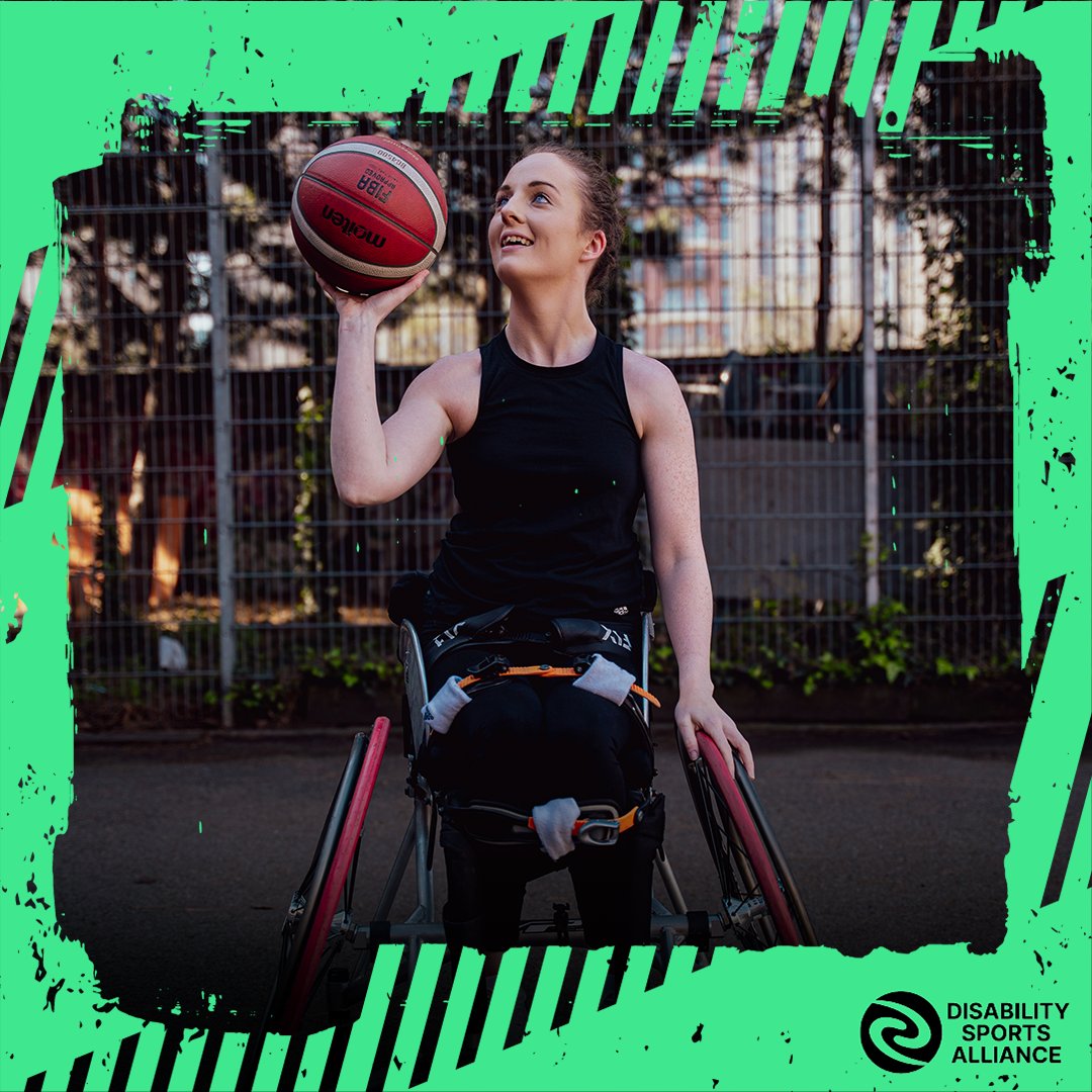 DSportsAlliance's tweet photo. Paralympics GB athlete. World and European medalist. Junior World &amp; European Champion.🏅

Introducing wheelchair basketballer @Shivvy_98 as a supporter of the DSA! ⭐

Siobhan knows first-hand the visibility issues disability sport faces, making her a perfect fit for our mission!