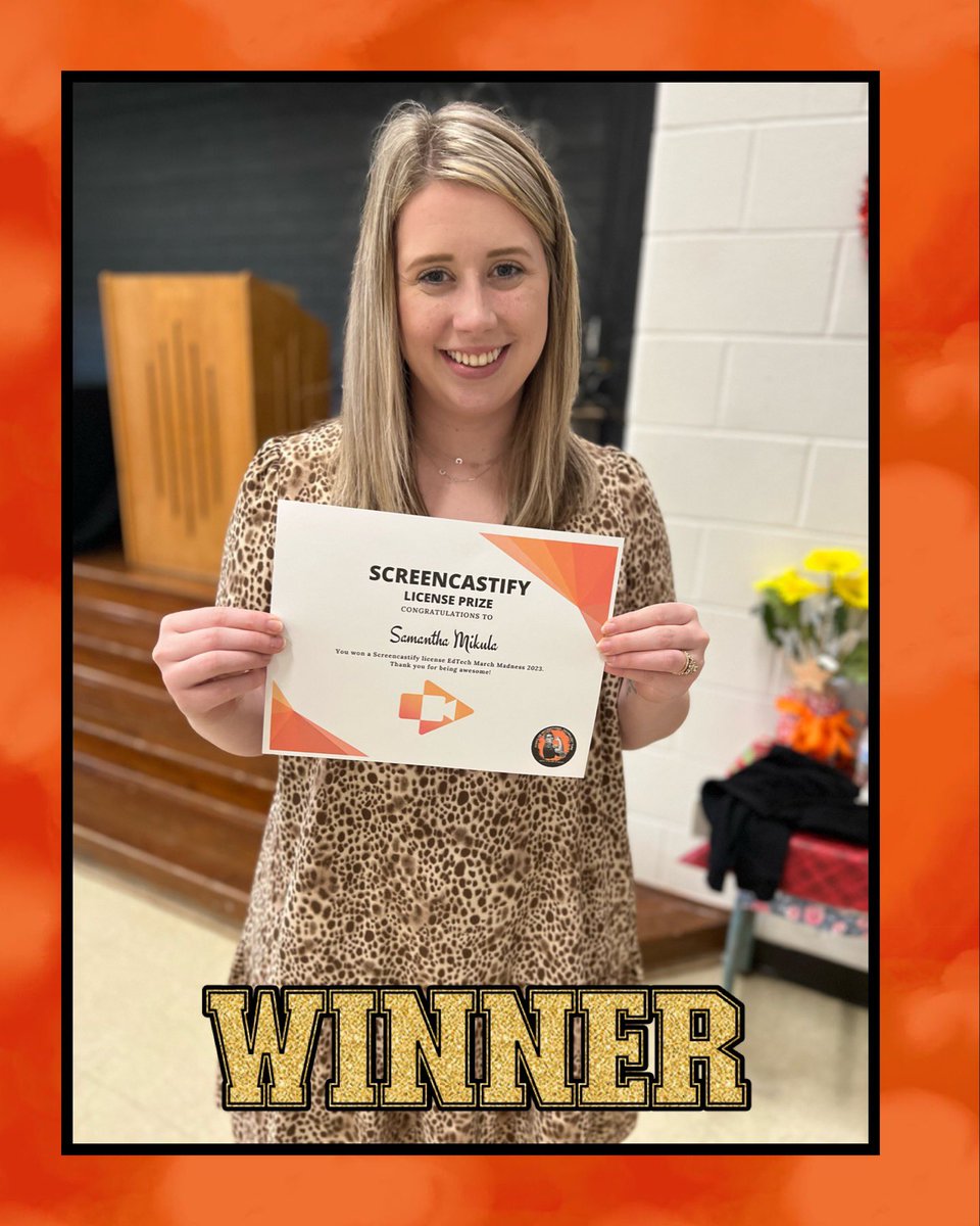 FerrisEdTech's tweet image. Congratulations to @FerrisISD EdTech March Madness Round One winner @MikulaSam at Longino Elementary.
She won a @Screencastify subscription!