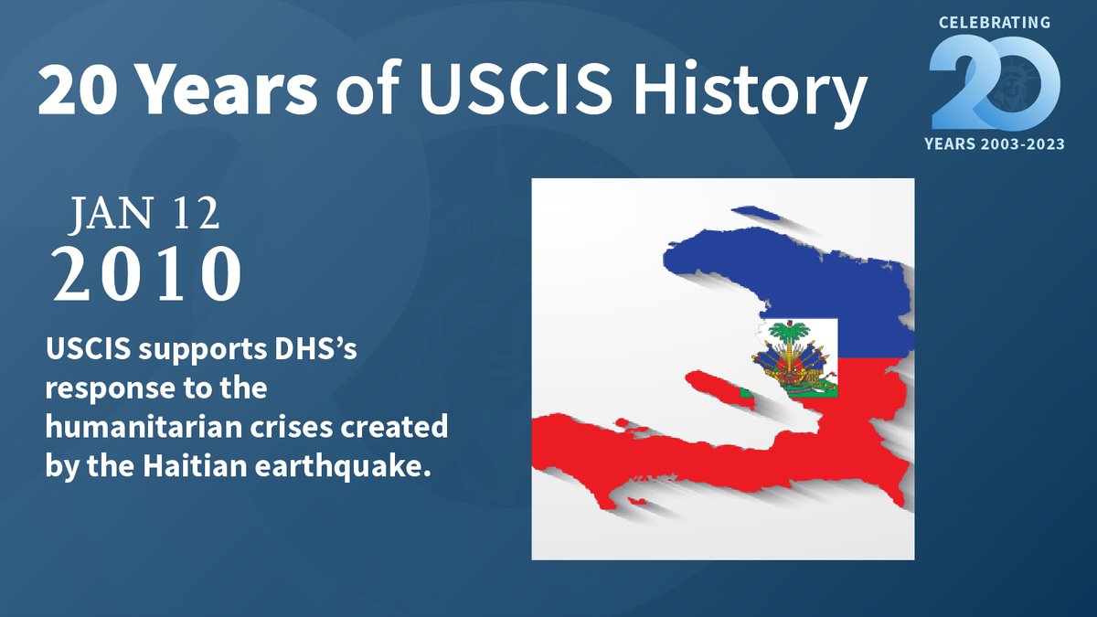 USCIS on Twitter "After a devastating earthquake struck Haiti on Jan