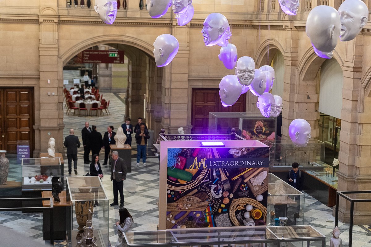 WCNC_IEEE's tweet photo. A final few from the #WCNC2023 conference dinner at @KelvingroveArt https://t.co/pc2ZBvb5Hw