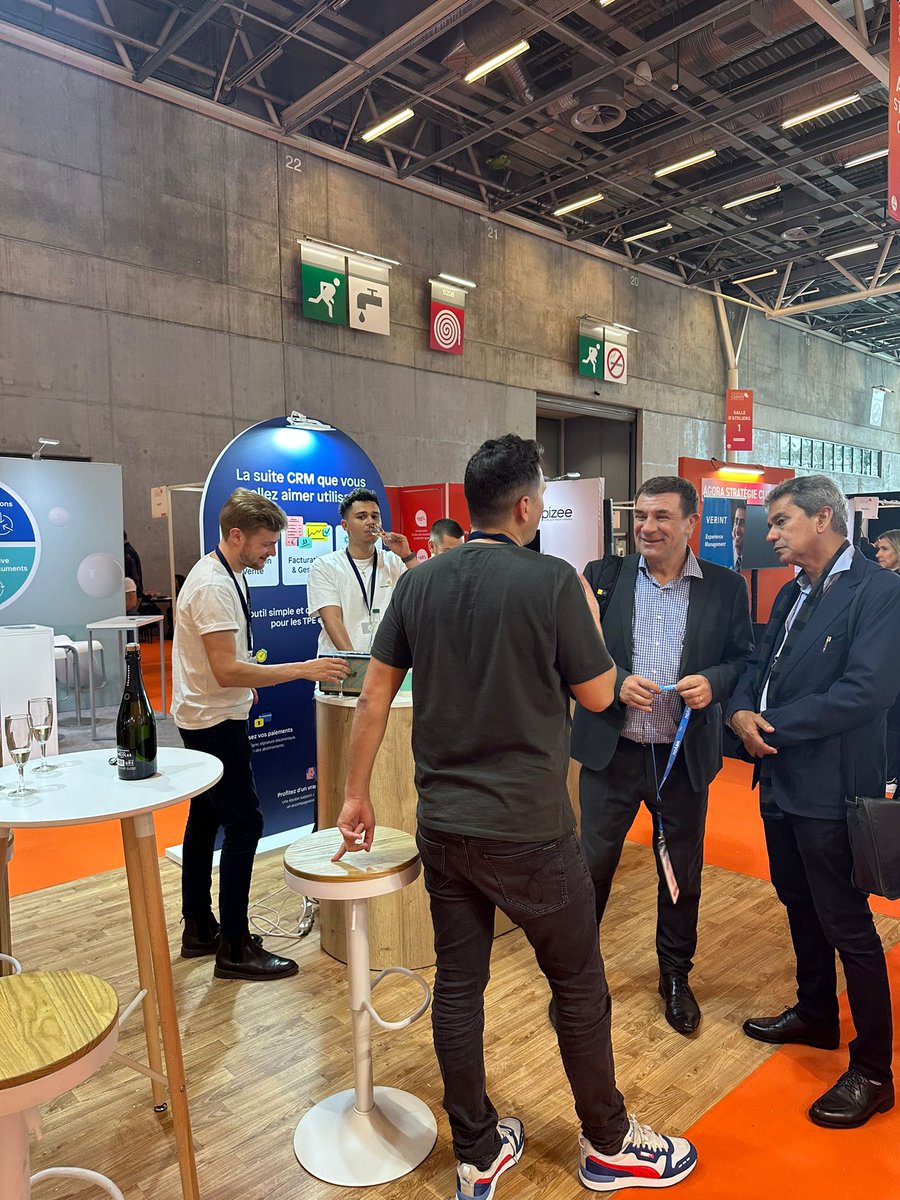 Afterwork pour terminer la journée de salon !