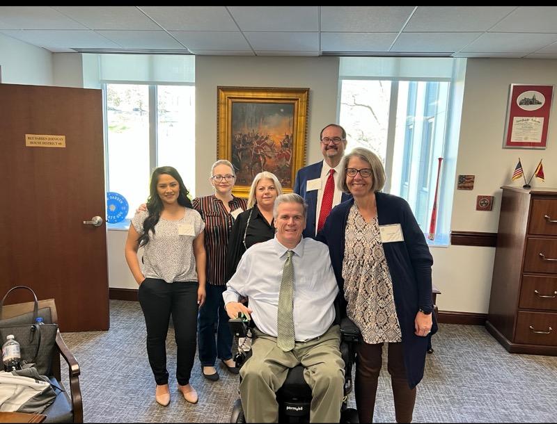 tcatcprez's tweet photo. Great day on the hill! Staff and faculty from TCATs Crossville and Livingston absolutely enjoyed meeting  with Speaker Sexton, Senators Bailey,Gardenhire and Yager and Representatives Keisling and Jernigan. Thank you all for supporting the TCATs! https://t.co/2myrNy1L8h