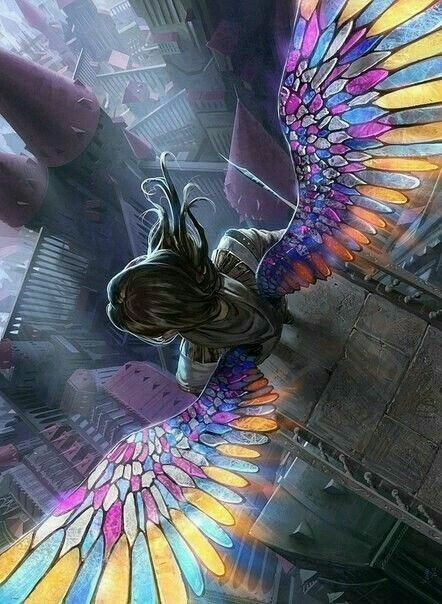 Mi alma dormida
oculta la serenata
de la dulce melodía 
Renace fortalecida
en una guerrera convertida 
sueños y esperanzas
de batallas vividas
dándome sabiduría
para afrontar el día a día 
volando cada mañana 
con mis alas coloridas
meciéndome sin prisas
abrazada por la brisa ..