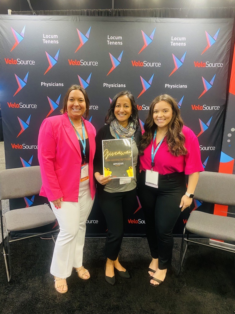 VeloSource's tweet photo. Congratulations to Rakhi Barkowski for being our lucky winner of the $150 gift card we gave away at the SHM Converge! Rakhi works with Prisma Health. #SHM2023 https://t.co/WuPnIOq1gu