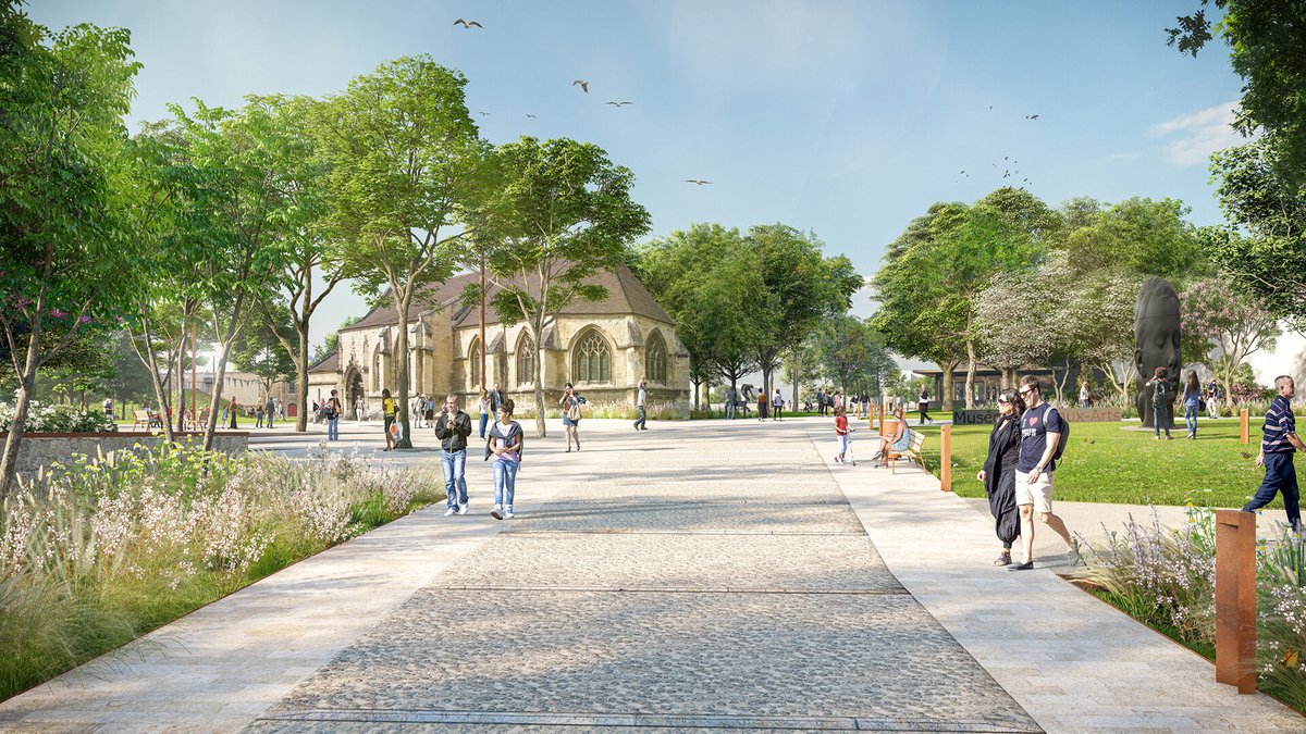 MeetinNormandy's tweet photo. @MuseeNormandie @CaenOfficiel Most lucky we are, as lovers -so many of our guests across our stunning city alike- of #Caen as we were tonight presented with the full refurbishment plans of our amazing #CaenCastle by great French architect #PhilippeProst, to be completed in 2026! https://t.co/alJtLOmo5I