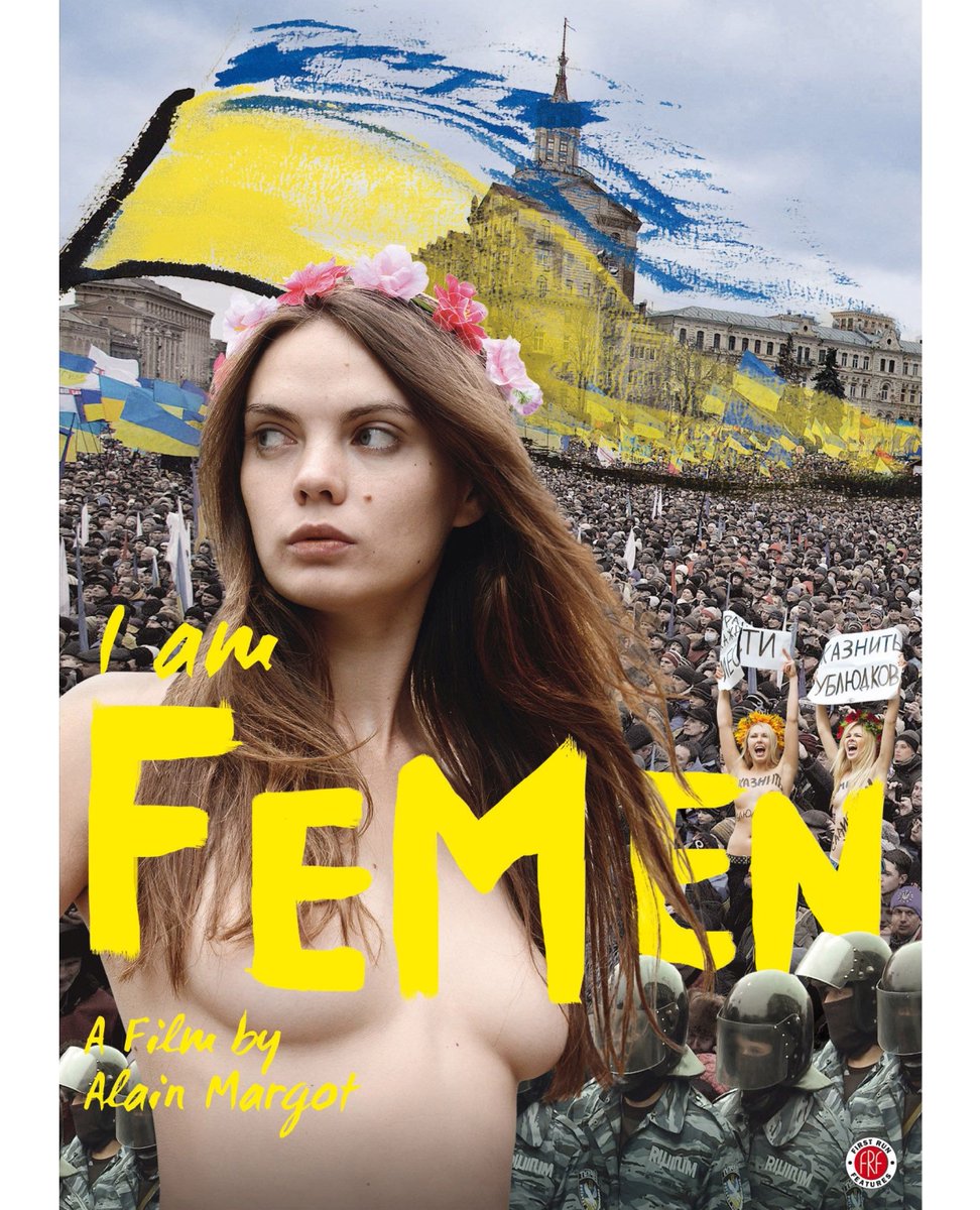 As #WomensHistoryMonty wraps up, this week's #FRFWeeklyPick is inside look at FEMEN- the topless female activists who fight corrupt, patriarchal political systems in Kiev and all across Europe- as well as a portrait of the group's creative backbone, the bewitching Oksana Shachko.