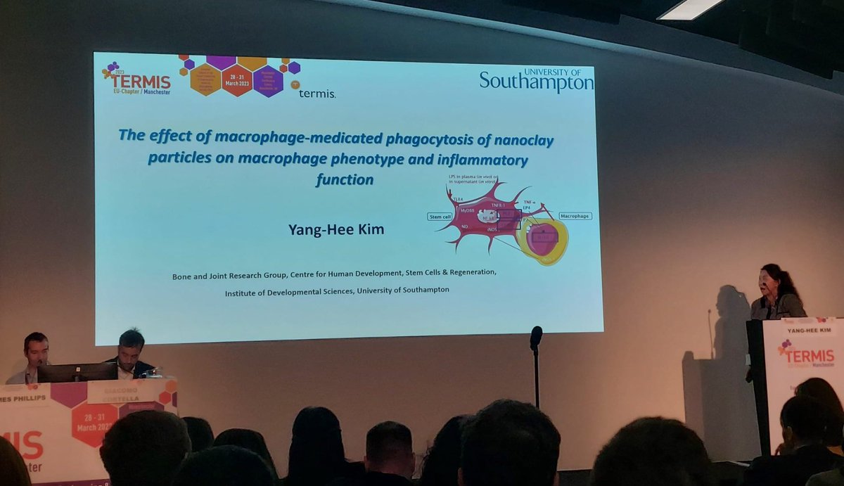 Yanghee Kim (@dryangheekim) on Twitter photo Enjoyed talking about the vital role of macrophages in tissue regeneration <a href="/TermisEU2023/">TERMIS EU 2023 Manchester</a> Thank you for this great opportunity. Really glad that some people approached me after my talk to discuss macrophages in detail. Enjoyed talking about the vital role of macrophages in tissue regeneration <a href="/TermisEU2023/">TERMIS EU 2023 Manchester</a> Thank you for this great opportunity. Really glad that some people approached me after my talk to discuss macrophages in detail.