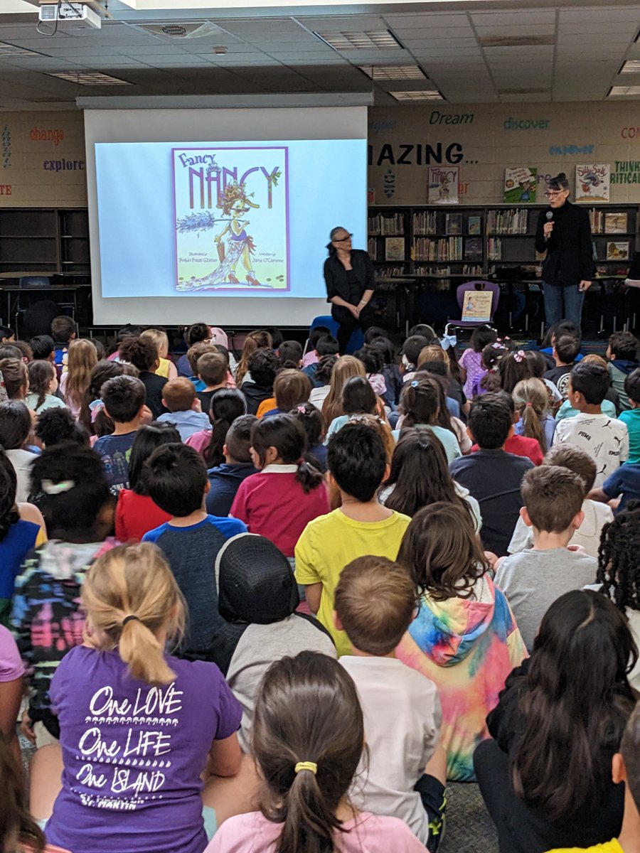 roth_library's tweet image. Our first and second graders enjoyed an amazing presentation by Jacqueline Preiss Weitzman and Robin Preiss Glasser. Thank you so much for visiting our Roth Rams! @robinglasser @bluewillowbooks