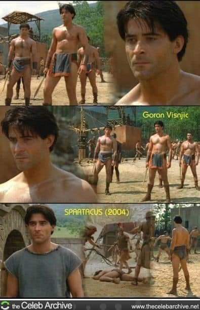 .... #CineHistórico  "Espartaco", miniserie de Robert Dornhelm protagonizada por Goran Visnjic, 2004, 177 minutos....