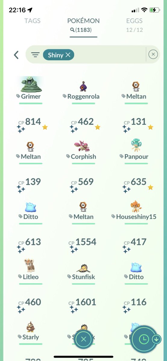 RedMystic81's tweet photo. I enjoyed shiny hunting during this event so much. Only tympole didn't show but my main goal was Panpour😍 https://t.co/4kFzXc3H2I
