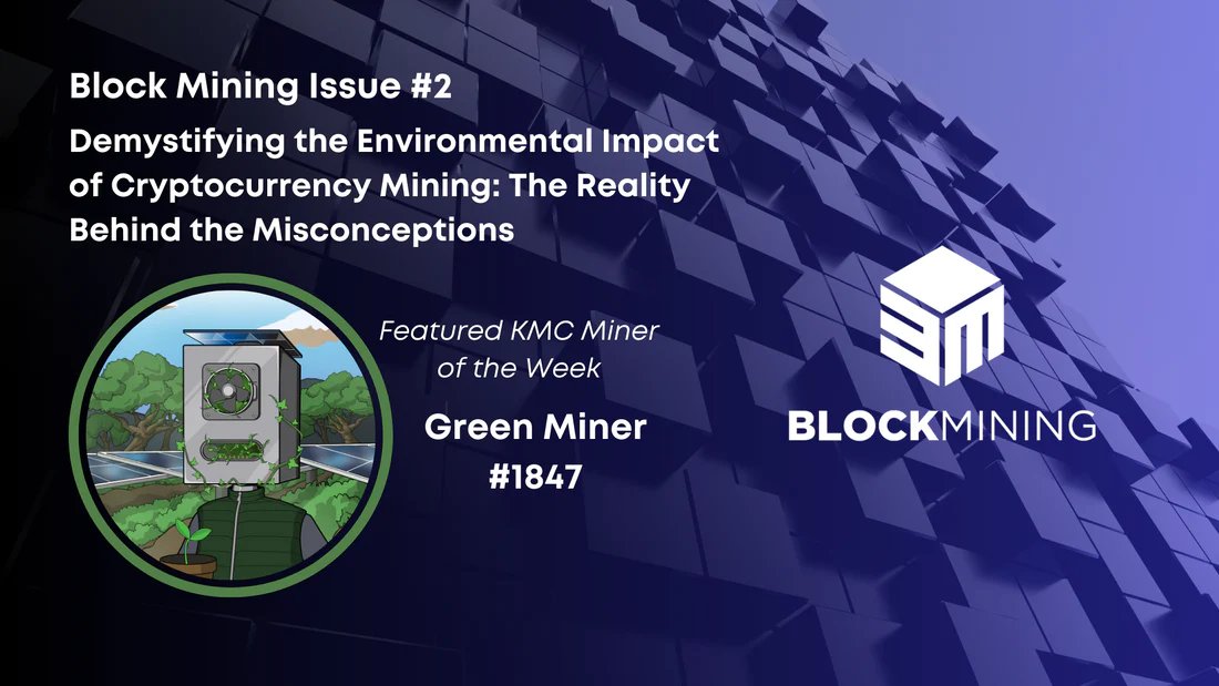 "#CryptoMining is one of the most sustainable industries globally. With 58.9% of all #BTC  mining operations using renewable energy."

Read more 👇👇👇
blockminingusa.com/blogs/news/dem…
