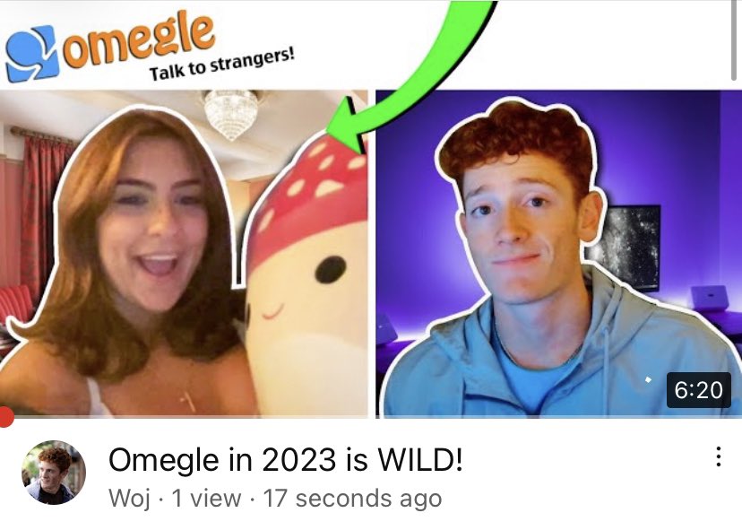 officialwoj_'s tweet photo. NEW Omegle Video.. 😂 #omegle 

Check it out ⬇️

https://t.co/pMIE38hmhV https://t.co/wlH8moTRpg
