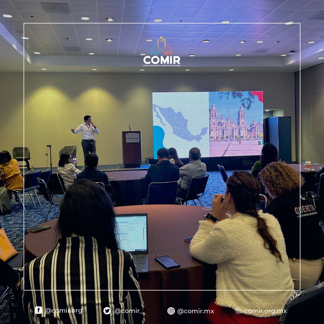 COMIR_'s tweet photo. ¡Gracias por acompañarnos! 

Conferencia en el marco del Tianguis Turístico 2023, sobre Big Data en Turismo y la Industria de Reuniones ✅ donde vimos el valor de medir para tener información que nos ayude a la toma de decisiones.

Regístrate en: coordinacion@comir.org.mx https://t.co/MOIbdJC3O9