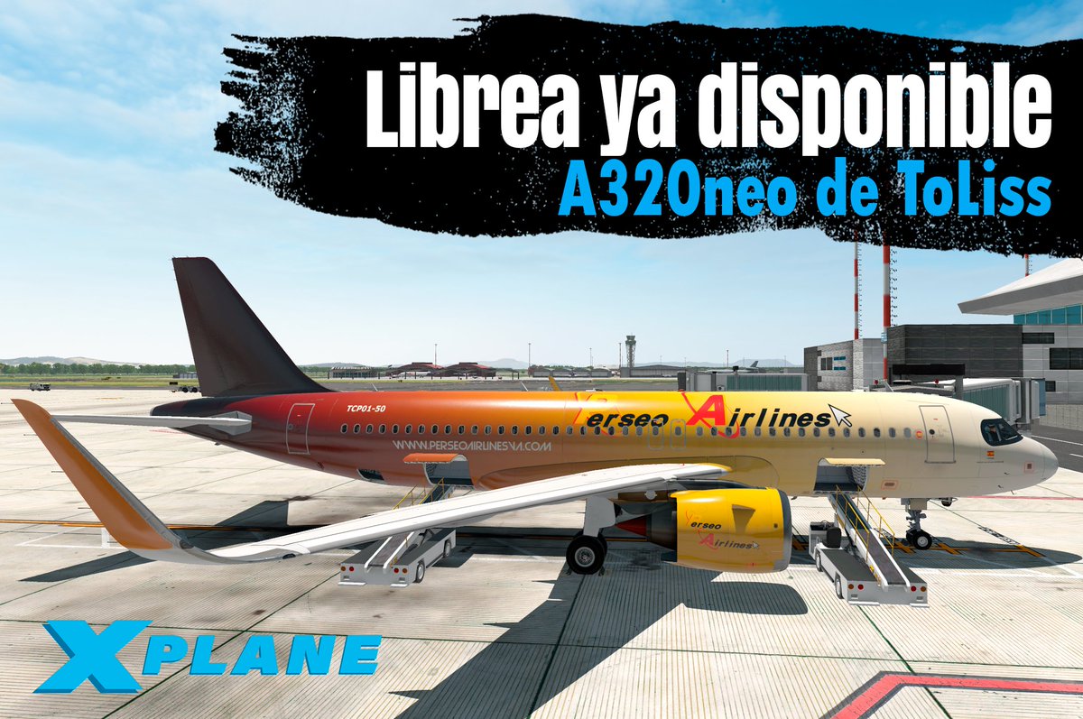 PerseoAirlines's tweet image. 🎨 ¡Ya tenemos librea 2.0 de Perseo Airlines para el #A320neo de #ToLiss para #XPlane11 y #XPlane12!

⏬ Disponible en el apartado “Descargas” de perseoairlinesva.com.
👏 Mostrad vuestros agradecimientos a Juanda-PSO016, que ha sido el artista en currárselo.

¡Buenos vuelos!