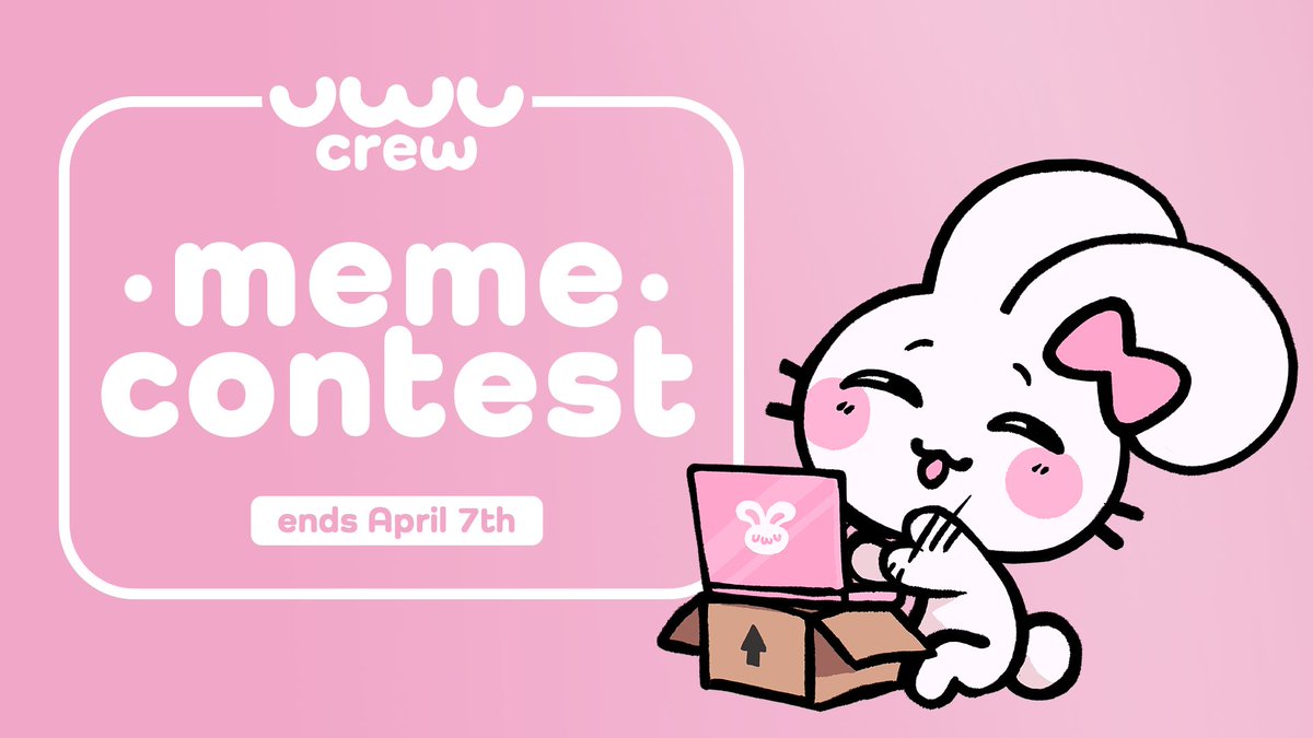 ✨ uwucrew Meme Contest is here! ✨

We are excited to announce uwucrew Meme Contest featuring plenty of superb prizes! 🎉🌠

Read below for more info and perks! 💞