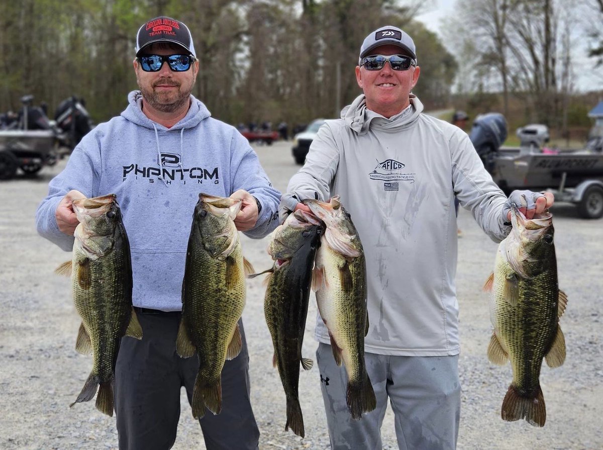 BassCastNews's tweet photo. Matt Jennings &amp; Todd Larson Win CATT Roanoke Rapids Lake, NC Mar 25, 2023 - Click the link to see results &amp; more - https://t.co/zfDVJtqtBQ https://t.co/wRuiAA0vHK