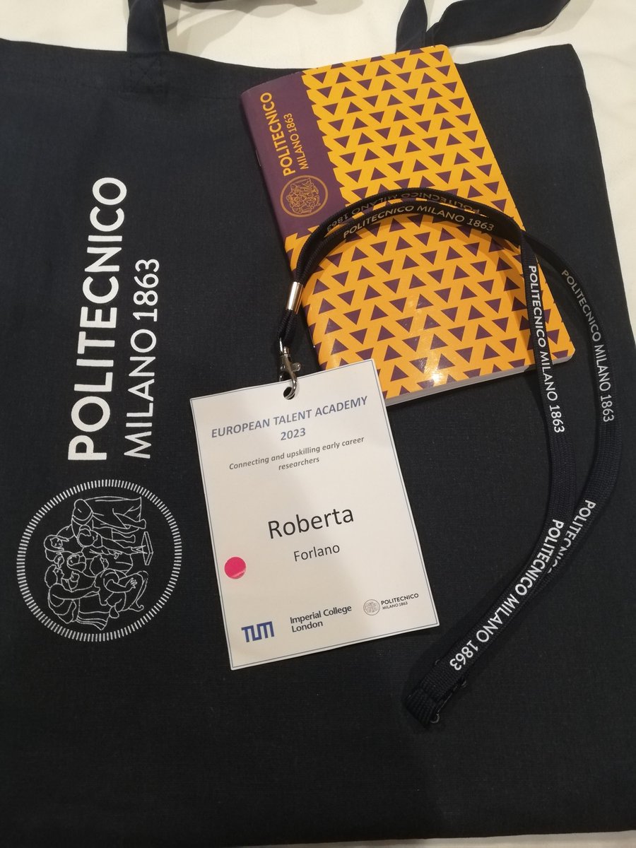 Very proud to have been selected for the European Talent Academy. Great kick-off today and looking forward to seeing what tomorrow's discussion will bring! <a href="/ImperialMDR/">Metabolism, Digestion & Reproduction</a> <a href="/polimi/">Politecnico di Milano</a> and TUM