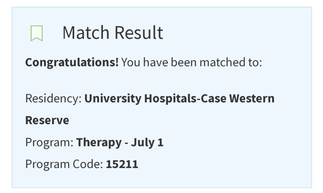 I am incredibly happy to have matched with University Hospitals-Case Western Reserve in Cleveland for radiation therapy! A few years ago I decided to pursue a career in Medical Physics and am so excited to continue this journey with @RadoncUh. Best "case" scenario!!!