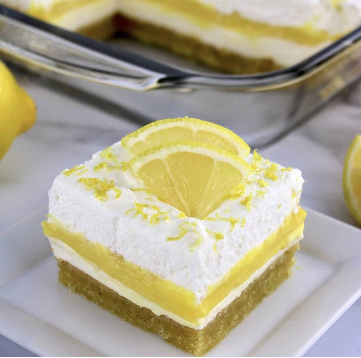 Keto Lemon Lush 🍋 by @ketocookingchristian 
#keto #ketodiet #ketofood #ketoweightloss #lowcarb #lowcarbdiet