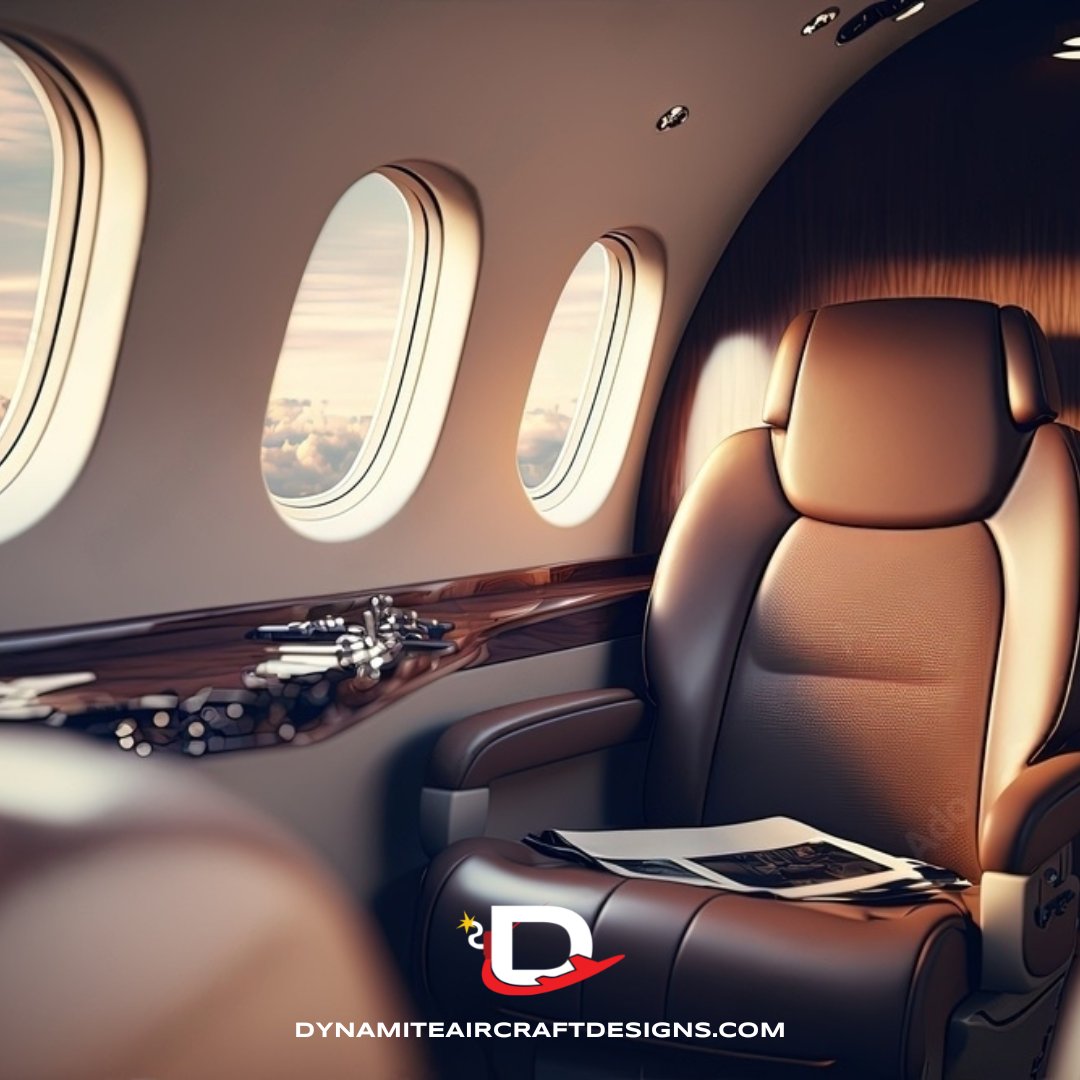 DynamiteAircrft's tweet photo. Upgrade your flying experience with our luxurious leather seats. Our aviation interior and exterior company brings comfort and style to new heights. Fly in style with us! #aviationinterior #aviationexterior #leatherseats #luxurytravel ✈️✨🛩️ https://t.co/h3mAQxoEe6