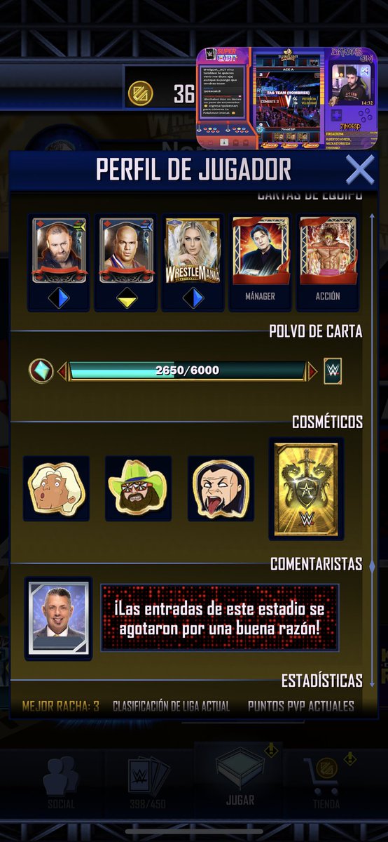 NorybSCL's tweet photo. Busco equipo #WWESuperCard  :) https://t.co/l4G7tKoZ1X