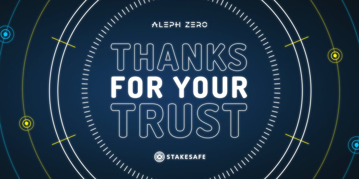 StakeAmsterdam's tweet photo. StakeSafe has successfully updated all Aleph Zero Mainnet nodes to r-10.0-mainnet! This release brings smart contract functionality and ink4 compatibility! Best part? No action needed from our delegators. #StakeSafe #AlephZero https://t.co/ToZcuHxS9P