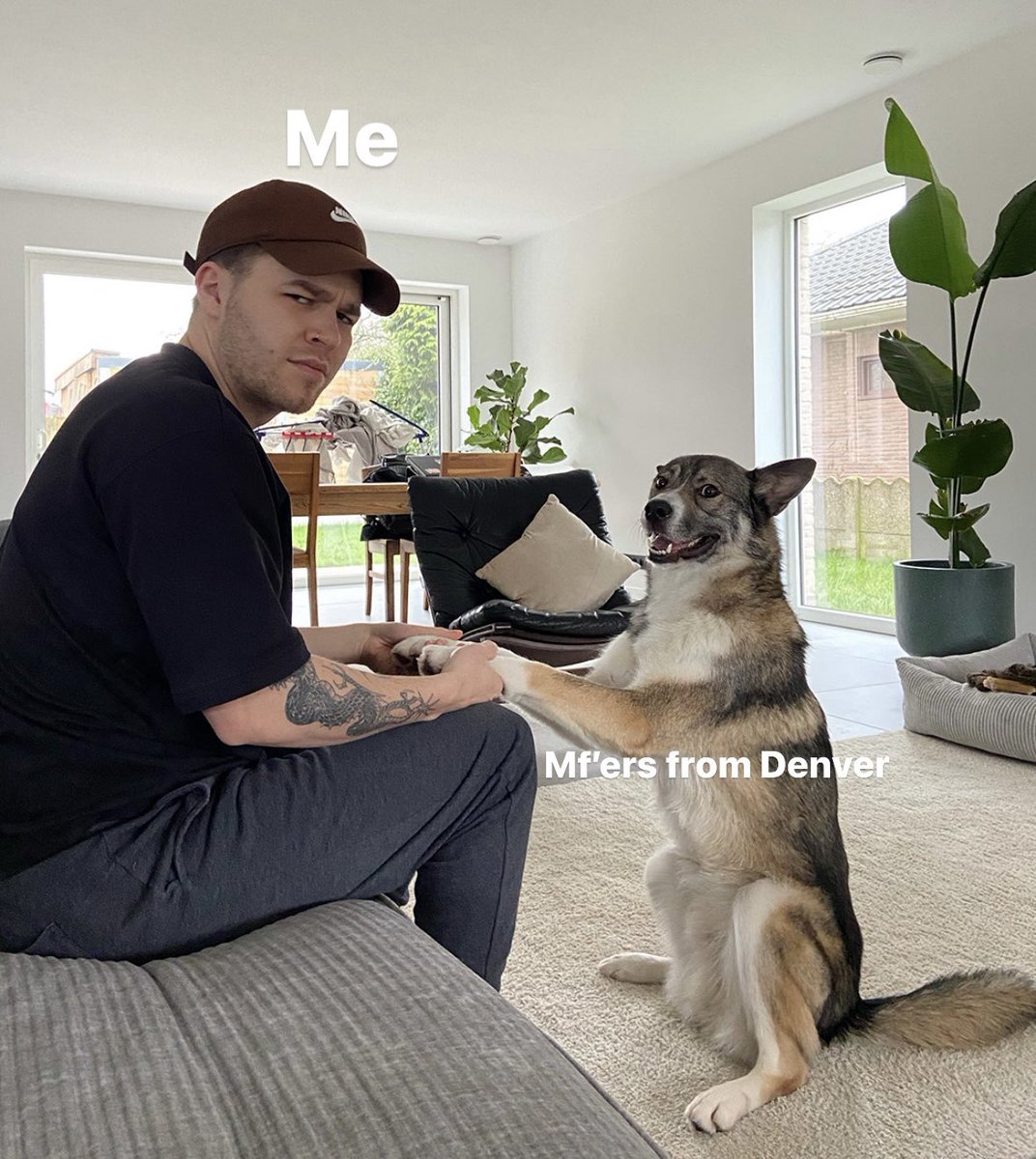 I can’t believe i get to breathe the same air as mf’ers from Denver tomorrow 🥰 ( i love mf’ers from denver )