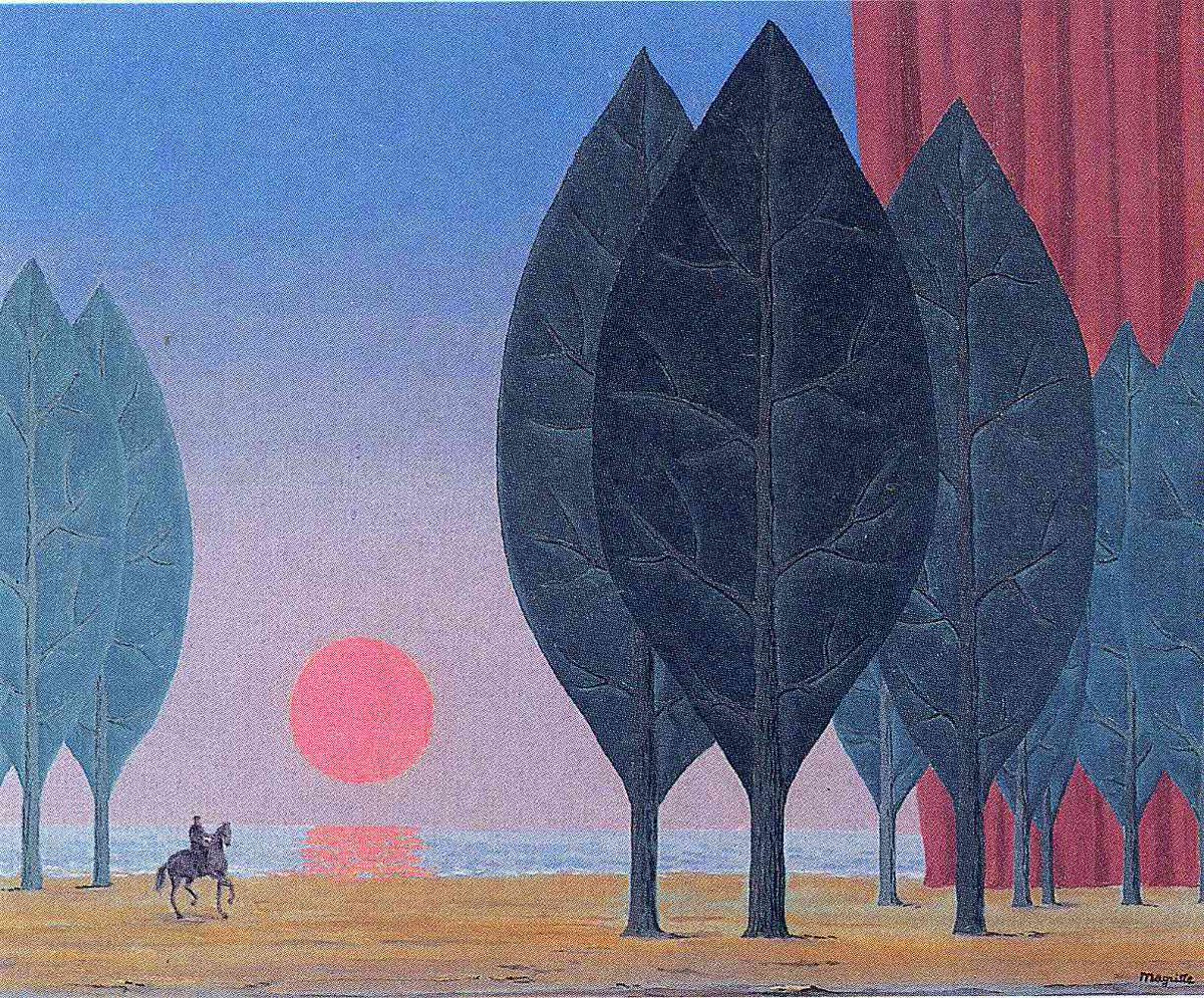 Forest of Paimpont, 1963 #belgianart #surrealism wikiart.org/en/rene-magrit…