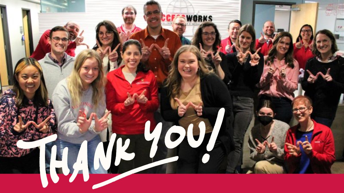 SuccessWorks supporters gave over $20,000 during Day of the Badger! That's enough to provide comprehensive career development programs to 136 L&S students for an entire year. Thank you, alumni and friends! #DayoftheBadger #WeAreLS ow.ly/I7nQ50NvmOk