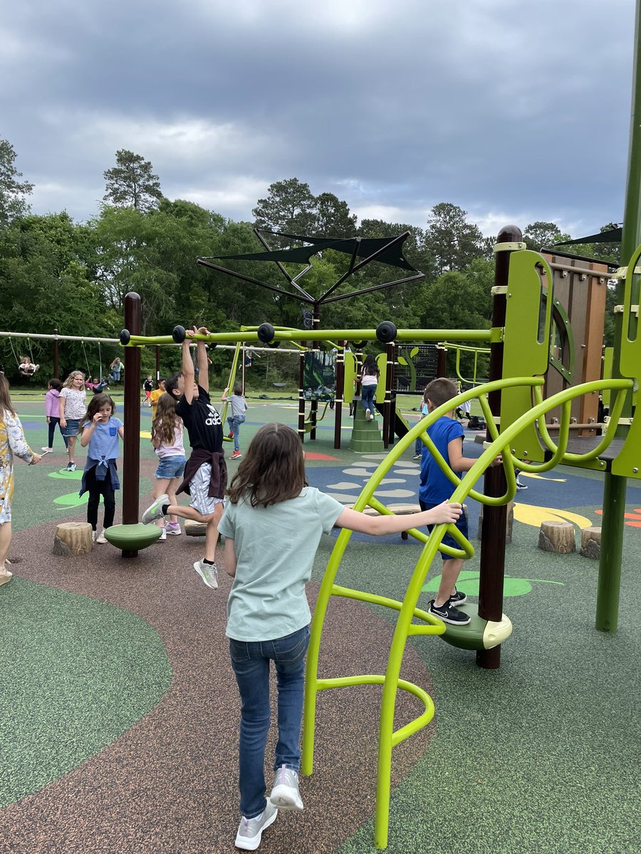 Having the MOST fun on our new playground!!!! We love it! #EGEglows