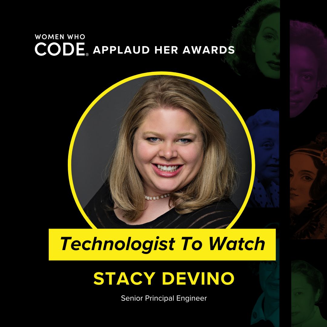 Women Who Code has announced the Applaud Her Awards: 100 Technologists to Watch winners!

Congratulations to Stacy Devino, a Women Who Code DFW Evangelist and Host!

womenwhocode.com/100-technologi…

#womenwhocode #applaudher