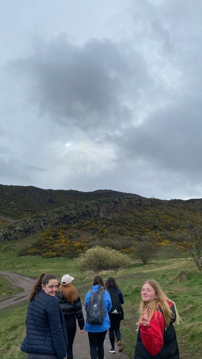 An amazing way to end of semester 2 with everyone! a very muddy climb up arthur’s seat 🗻