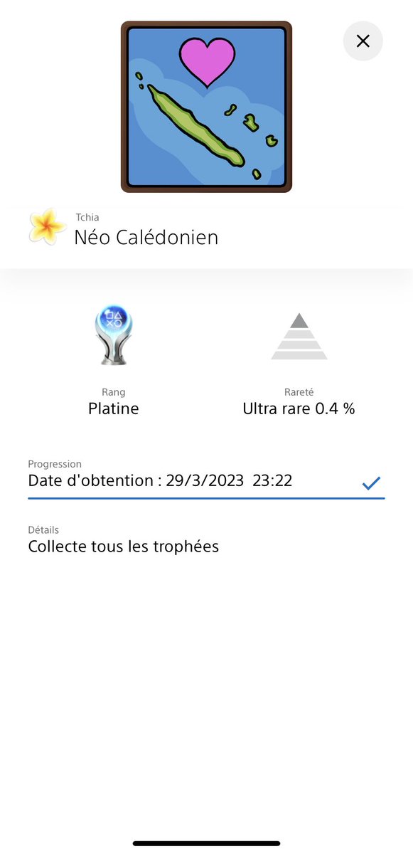 🏆🏆 18e platine et le 3e de l’année. Un régal cette aventure. Merci @awaceb !! #Tchia #PS5