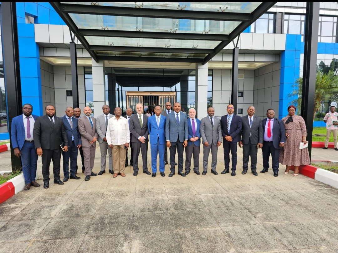 OnaOwonoNchama's tweet photo. Fin de la actividad #USAPCMA de la @icao a #GuineaEcuatorial que se ha desarrollado del 20 al 29 de marzo. Los auditores han comprobado la implementación de los #SARPS de los Anexos 9 y 17 del Convenio de Chicago por parte de nuestro país. https://t.co/nQ5NAEagNc