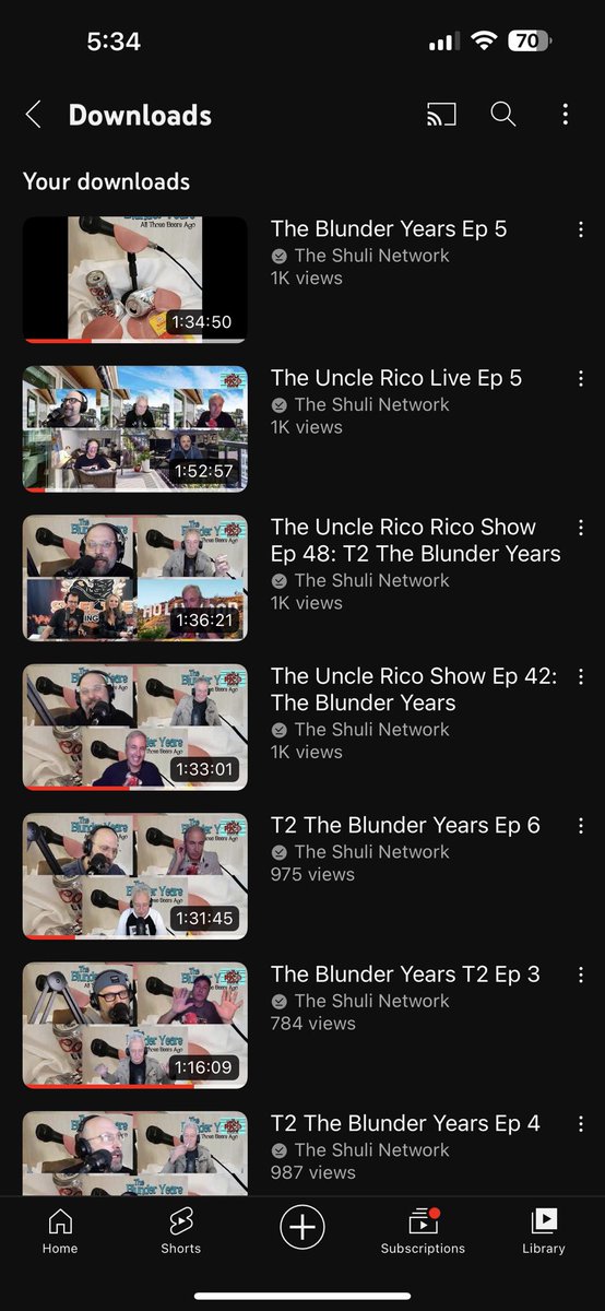 WoodyFromSyr's tweet image. @shalomshuli @TheUncleRicoSho @mikemorsesays @levy_sir @Isodoh Hey boys. I would like to give some gigantic praise to u and your team for adding the Tier 1 &amp;amp; 2 episodes onto YouTube. Thank u ever so much. I have tons of episodes downloaded on my phone. Shuli, your cut is coming.
