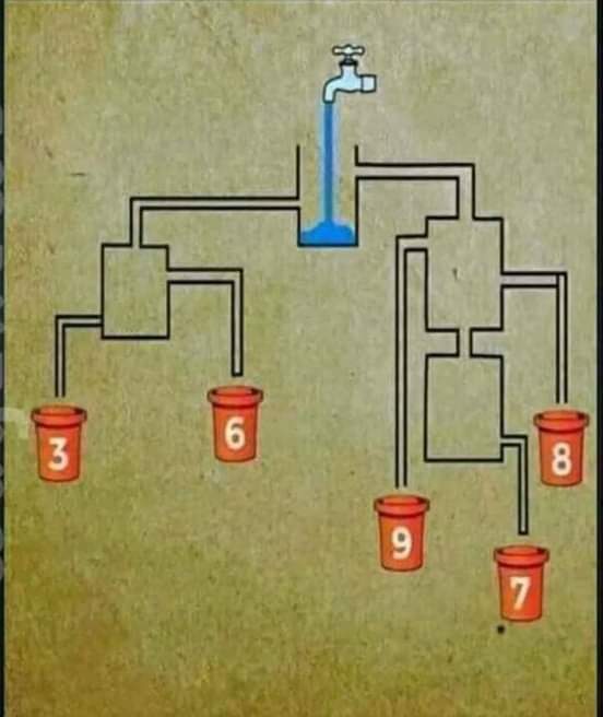 Which cup will fill first? 🤔