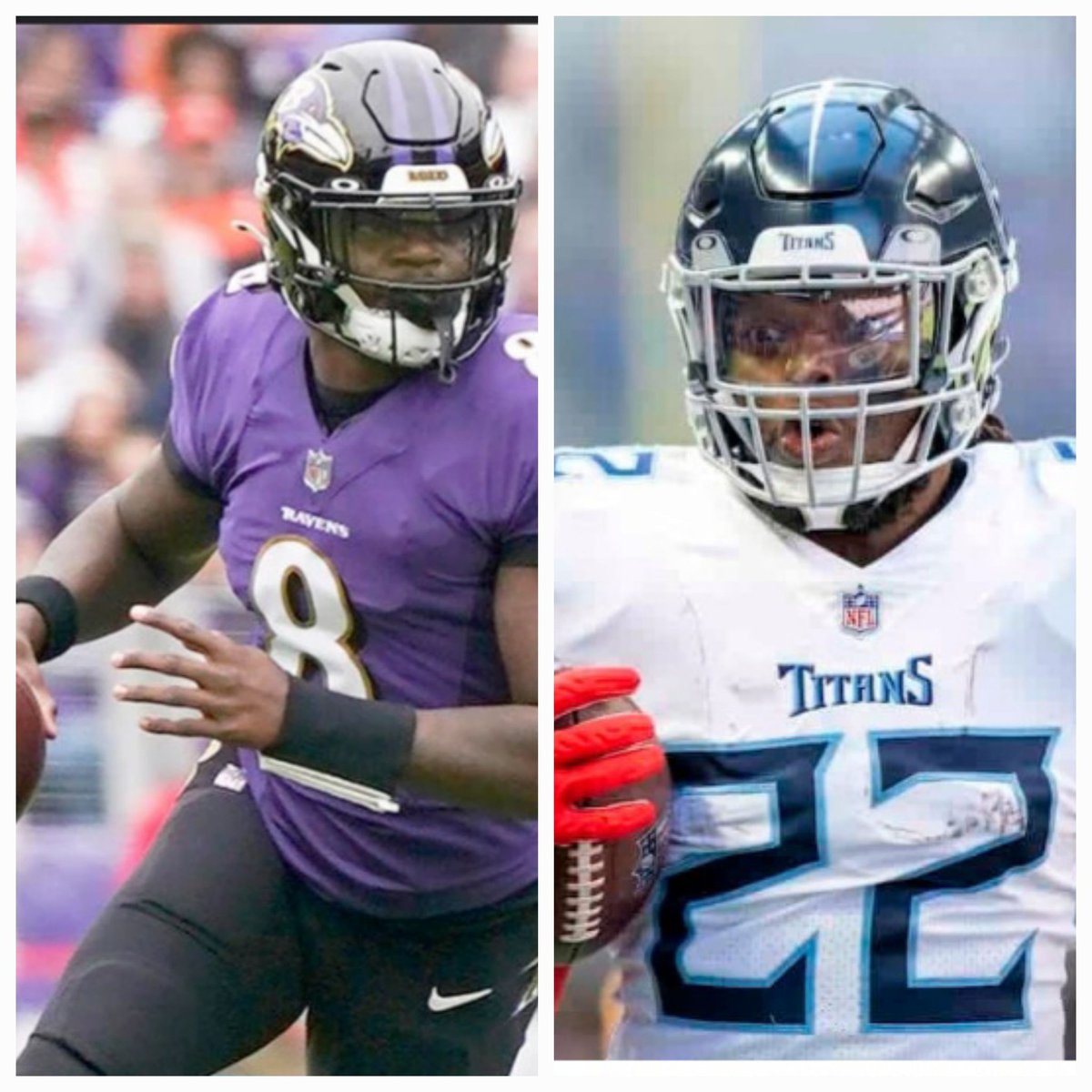 I could REALLY get behind this scenario!!! <a href="/Lj_era8/">Lamar Jackson</a> with <a href="/KingHenry_2/">Derrick Henry </a>  and the <a href="/Titans/">Tennessee Titans</a> !!! 🔥🔥🔥💥💥💥🙏🙏🙏