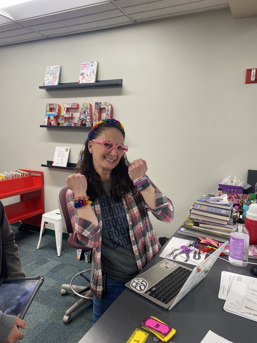 You were AWESOME!! Students made a lot of money from you 😂Thanks for letting us take over your library!