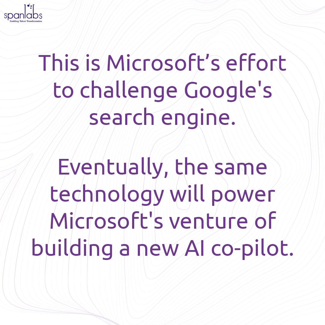 SpanLabs_'s tweet photo. #ChatGPT #Microsoft #Bing #Google #searchengine #gpt3 #Chatbot #chatbots #OpenAIChatGPT https://t.co/u2rB7YxAiU